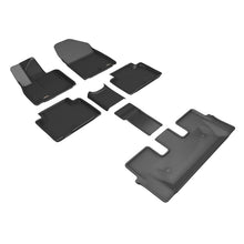 Load image into Gallery viewer, 3D MAXpider 2026 Hyundai Palisade 8-Seat (Gas) Kagu Full Set Floor Mat - Black (6pc)