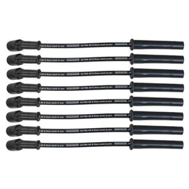 Moroso 99-13 GM LS/LQ 4.8/5.3/5.7/6.0/6.2L Ultra 40 8.5mm Multi-Angle Boot Spark Plug Wire Set - Blk