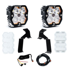 Baja Designs 21-25 Ford Raptor Squadron Sport 2.0 A-Pillar Kit (Driving/Combo) - Clear