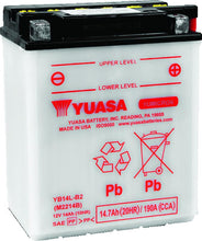 Load image into Gallery viewer, Yuasa YB14L-B2 Yumicron CX 12-Volt Battery