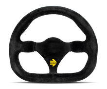 Load image into Gallery viewer, Momo MOD27/C Steering Wheel 270 mm -  Black Suede/Black Spokes