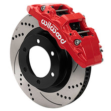 Load image into Gallery viewer, Wilwood 21-24 Ford Bronco Aerolite 6R Kit 6 x 5.50in Hub - 13.38in Drilled &amp; Slotted Rotor - Red