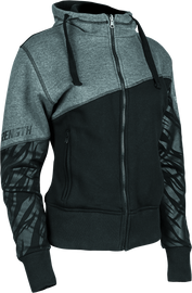 Speed and Strength Cat Outa Hell Hoody Grey/Black Womens - 4XL