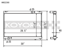 Load image into Gallery viewer, Koyo 09-13 Nissan GT-R 3.8L (AT) Radiator