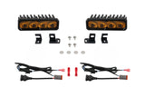 Diode Dynamics 24-26 Toyota 4Runner Fog SS6 Sport LED Kit Yellow 3000K