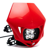 Baja Designs Squadron 2.0 Sport (Spot) - Clear w/MC Race LED Light - Red