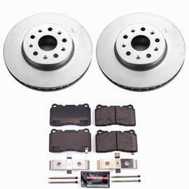 Power Stop 14-19 Cadillac CTS Front Z23 Coated Brake Kit