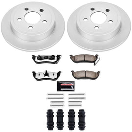 Power Stop 03-07 Jeep Liberty Rear Z36 Coated Truck & Tow Brake Kit