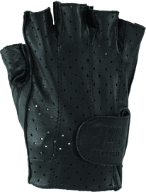 Kuryakyn Leather By River Road Tucson Shorty Gloves Black - Large