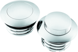Bikers Choice 82 Up W/Dual Cap Chrome Pop Up Billet Gas Cap Set