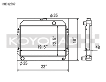 Load image into Gallery viewer, Koyo 70-74 Toyota Celica 1.6/2.0L I4 (MT) Radiator