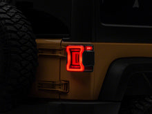 Load image into Gallery viewer, Raxiom 07-18 Jeep Wrangler JK Axial Series JL Style LED Tail Lights- Black Housing- Red Lens