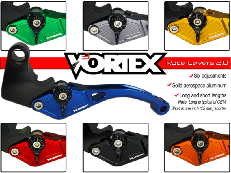Vortex Racing H-L202 R104 Brake Lever Long- Black