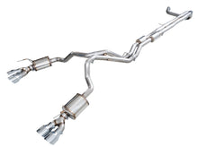 Load image into Gallery viewer, AWE Tuning 2021+ Cadillac Escalade 6.2L ESV 0FG Dual Exit Exhaust System w/ 5in Chrome Silver Tips