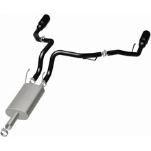 Load image into Gallery viewer, Magnaflow 09-15 Dodge Ram 1500 V8 Dual Spilt Rear Exit Black Stainless C/B Perf Exhaust