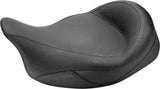 Mustang 08-21 Harley Electra Glide Std,Rd Glide,Rd King,Str Glide Super Touring Solo Seat - Black