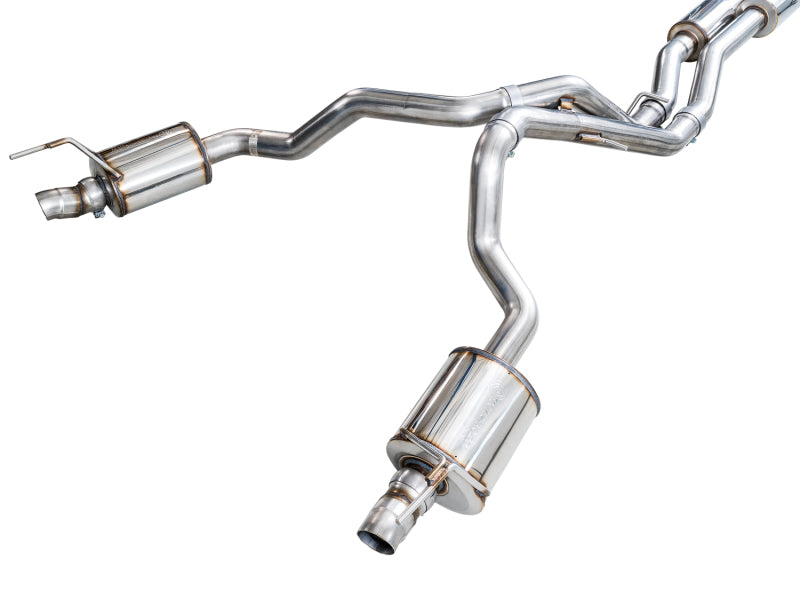 AWE Tuning 2021+ Cadillac Escalade 6.2L 0FG Dual Exit Exhaust System (Reuses OE Tips)