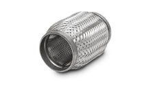 Load image into Gallery viewer, Vibrant SS Flex Coupling with Inner Braid Liner 2in inlet/outlet x 8in flex length