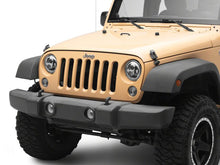 Load image into Gallery viewer, Raxiom 07-18 Jeep Wrangler Axial Series 7-Inch LED Headlights w DRL/ Black Housing - Clear Lens