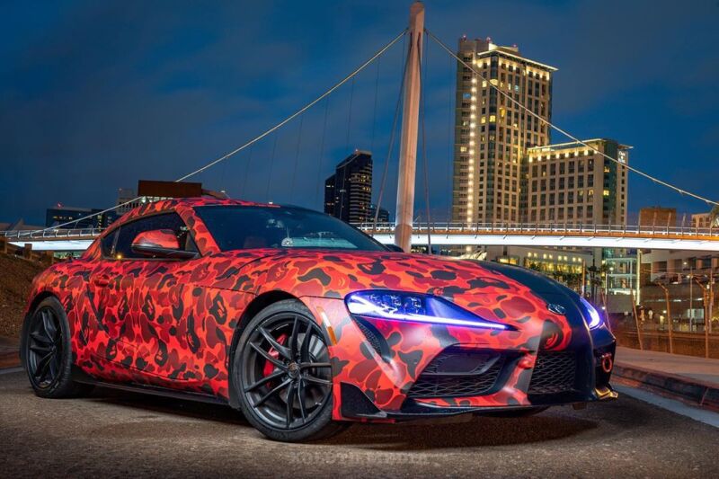 Oracle 20-21 Toyota Supra GR RGB+A Headlight DRL Upgrade Kit - ColorSHIFT w/o Controller
