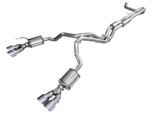 Load image into Gallery viewer, AWE Tuning 2021+ Cadillac Escalade 6.2L 0FG Dual Exit Exhaust System w/ 5in Chrome Silver Tips