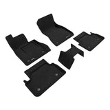 3D MAXpider 24-26 BMW 5 Series (G60) Elegant 1st & 2nd Row Floor Mat - Black (5pc)
