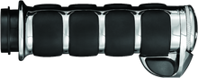 Load image into Gallery viewer, Kuryakyn ISO Grips With Throttle Boss Throttle-By-Wire Chrome