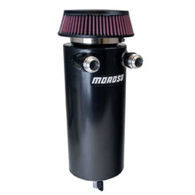 Load image into Gallery viewer, Moroso 6in Diameter Dual -16AN Inlet Aluminum Breather Tank Catch Can - Black