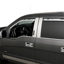 Load image into Gallery viewer, Putco 17-20 Ford SuperDuty - Crew Cab (Set of 4) Element Chrome Window Visors