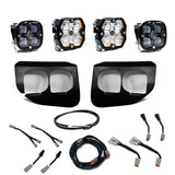 Baja Designs 20-22 Ford SD Squadron Pro/SAE 2.0 Dual Fog Pocket Kit Upfitter (SAE Fog) - Clear