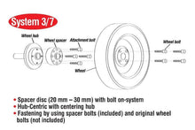 Load image into Gallery viewer, Eibach Pro-Spacer 15mm Spacer / Bolt Pattern 5x100 / Hub Center 57.1 for 96-01 Audi A4 (B5)