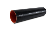 Load image into Gallery viewer, Vibrant Silicone Straight Hose Coupler 3.75in ID x 12.00in Long - Gloss Black