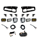 Baja Designs 21-25 Ford Bronco Squadron 2.0 Sport (Spot) & S2 Sprt D/C Clr /S2 SAE Ambr ST Bmpr w/UP