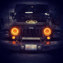 Load image into Gallery viewer, Oracle 7in High Powered LED Headlights - Black Bezel - ColorSHIFT - BC1