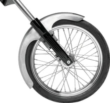 Load image into Gallery viewer, Bikers Choice Outlaw Raw Front Fender Wide Glide 21 Inch Wheel Undrilled Custom