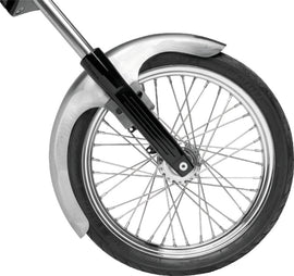 Bikers Choice Outlaw Raw Front Fender Wide Glide 21 Inch Wheel Undrilled Custom