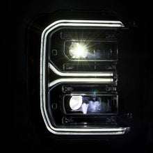 Load image into Gallery viewer, AlphaRex 23-26 Ford F-250 SD LUXX LED Proj Headlights Alpha Blk w/Activ Light/Seq Signal/Switchback