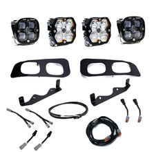 Load image into Gallery viewer, Baja Designs 2023+ Ford Super Duty Squadron Pro/SAE 2.0 Dual Fog Pocket Kit (SAE Fog) - Clear