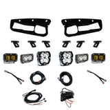 Baja Designs 21-25 Ford Bronco Squadron 2.0 Sport (Spot) & S2 Sport D/C Clr / S2 SAE Ambr Steel Bmpr