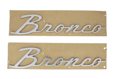 Load image into Gallery viewer, Ford Racing 21-23 Bronco Script Fender Badge - Silver