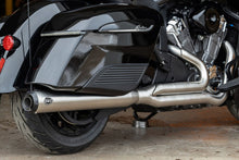 Load image into Gallery viewer, S&amp;S Cycle 20-25 Indian Challenger Full Length Qualifier 2-1 Brushed Stainless Exhaust System