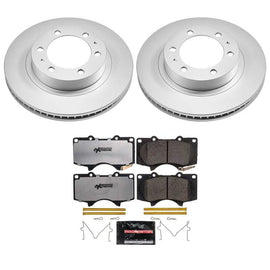 Power Stop 03-09 Toyota 4Runner Front Z36 Coated Truck & Tow Brake Kit