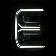 Load image into Gallery viewer, AlphaRex 23-26 Ford F-250 SD LUXX LED Proj Headlights Blk w/Activ Light/Seq Signal/Switchback