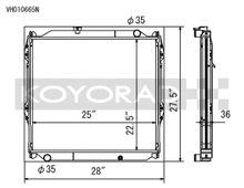 Load image into Gallery viewer, Koyo 96-02 Toyota 4Runner 2.7L / 3.4L w/ 5MT Radiator (Requires Cap PN SK-C13)