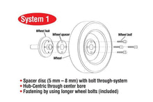 Load image into Gallery viewer, Eibach Pro-Spacer 15mm Spacer / Bolt Pattern 5x100 / Hub Center 57.1 for 96-01 Audi A4 (B5)