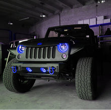 Load image into Gallery viewer, Oracle 7in High Powered LED Headlights - Black Bezel - Dynamic - Dynamic