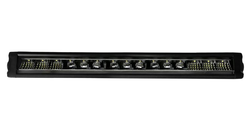 QuadBoss 20-inch Single Row Backlit LED 90W Lightbar White/Amber DRL