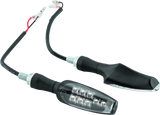 BikeMaster 8 Led Turn Signals Pair - Black