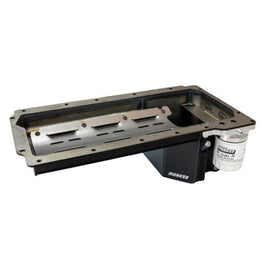 Moroso Chevy S10 (w/Gen III/IV LS Swap) Wet Sump 7in Deep 6.5 Quart Steel Oil Pan