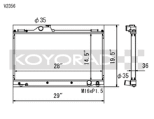 Load image into Gallery viewer, Koyo 01-05 Lexus IS300 (MT) Radiator